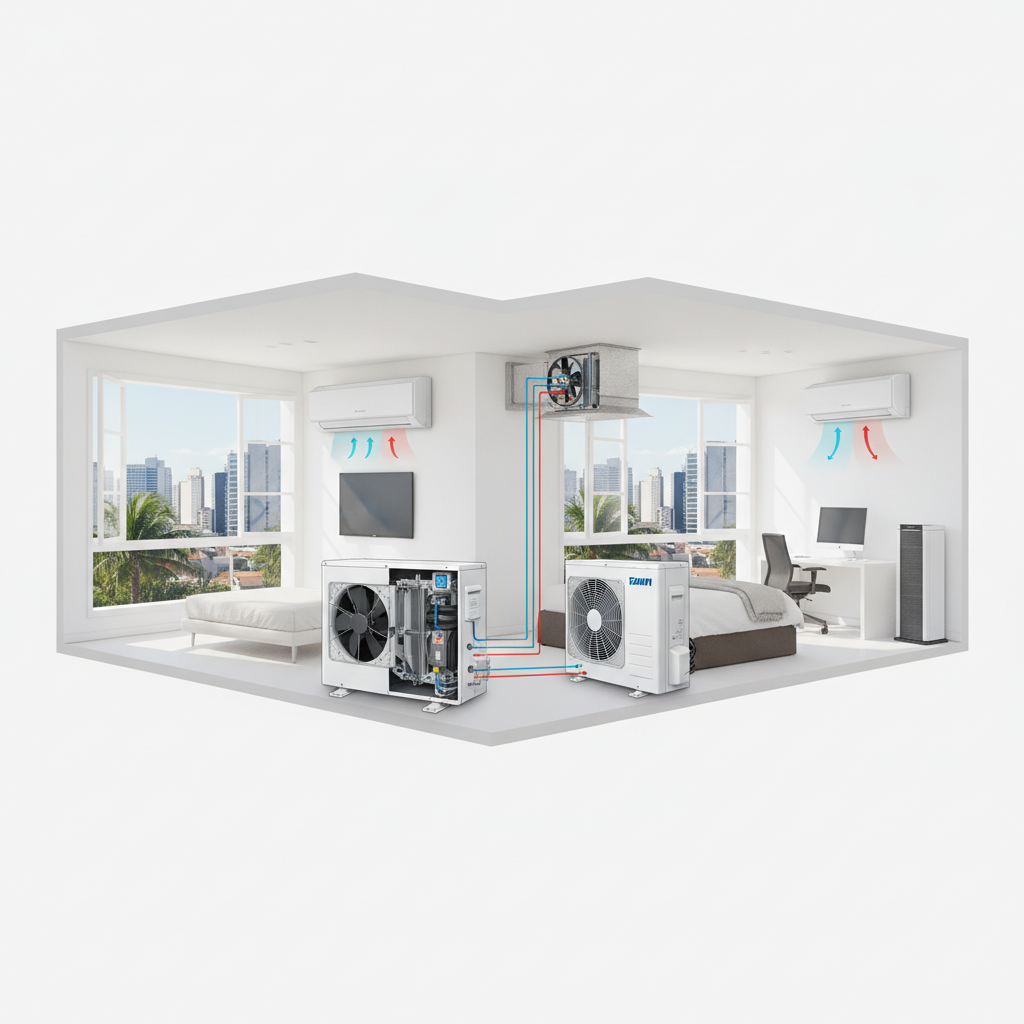 Como Funciona o Ar Condicionado Multi Split Daikin em Goiânia