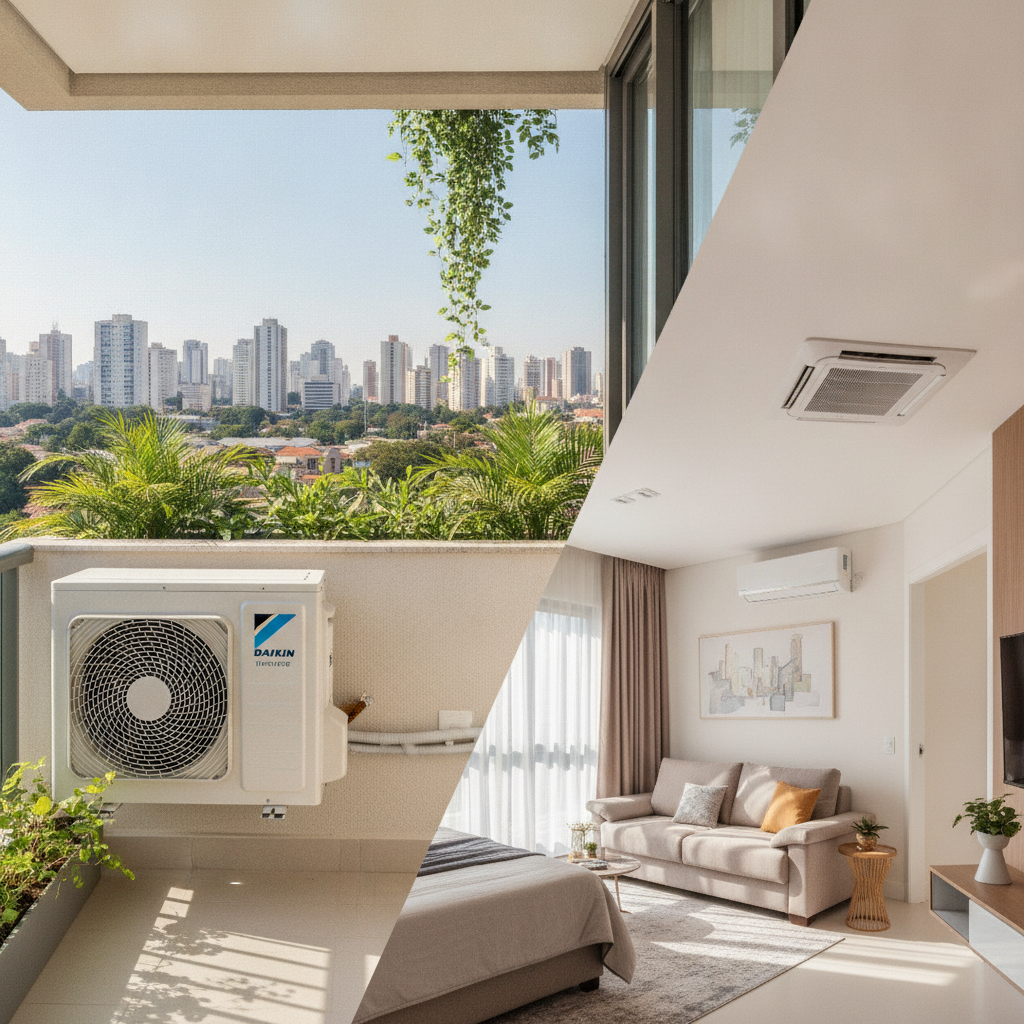 Como Funciona o Sistema Multi Split Daikin para Apartamento em Goiânia