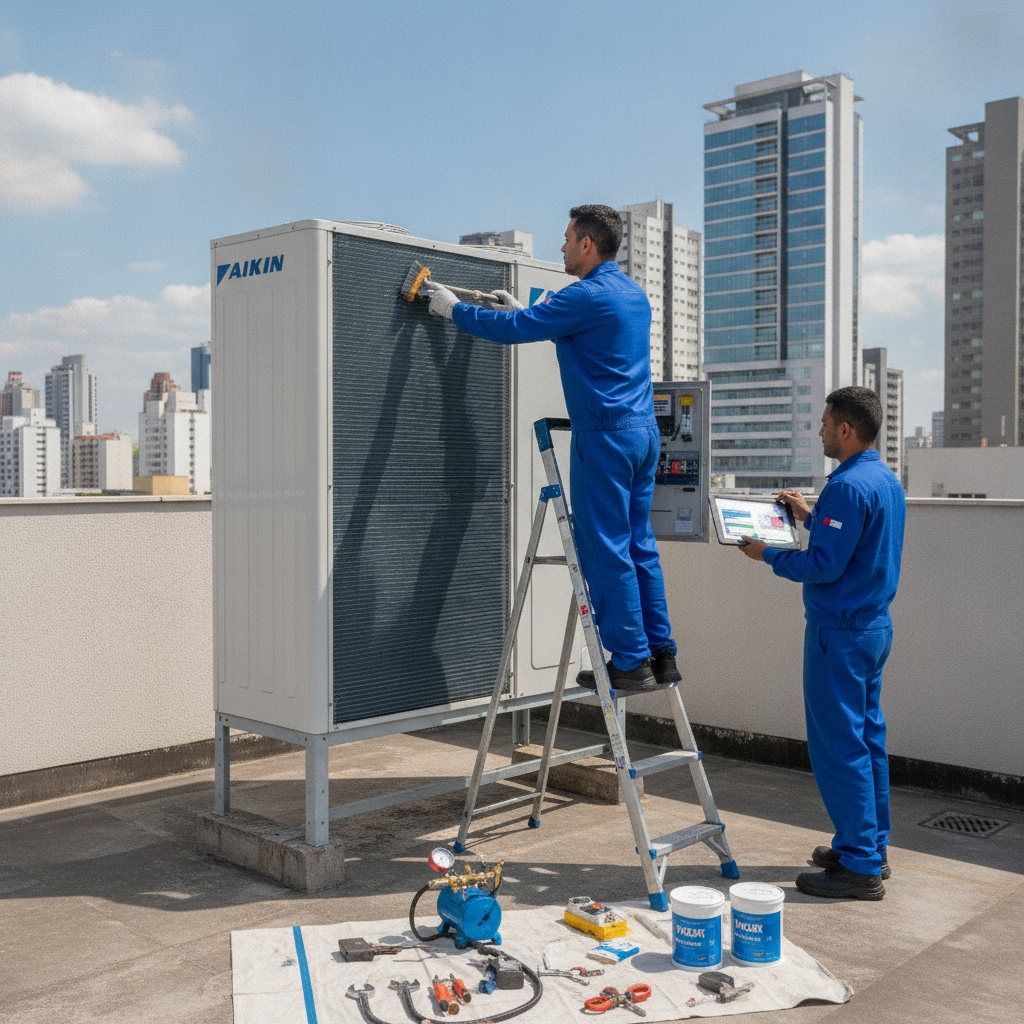 Manutenção Preventiva de Ar Condicionado Comercial em Goiânia