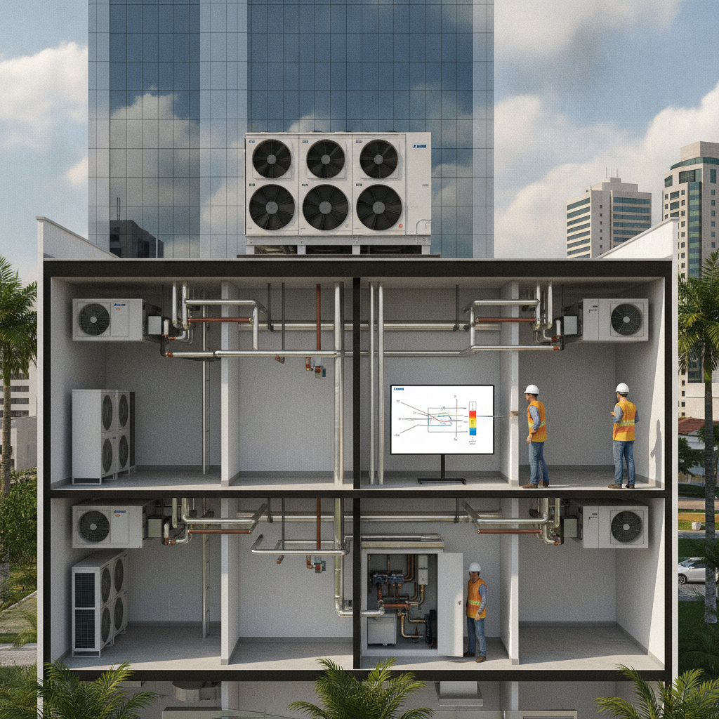 Sistema VRV Daikin em Edifícios Comerciais em Goiânia