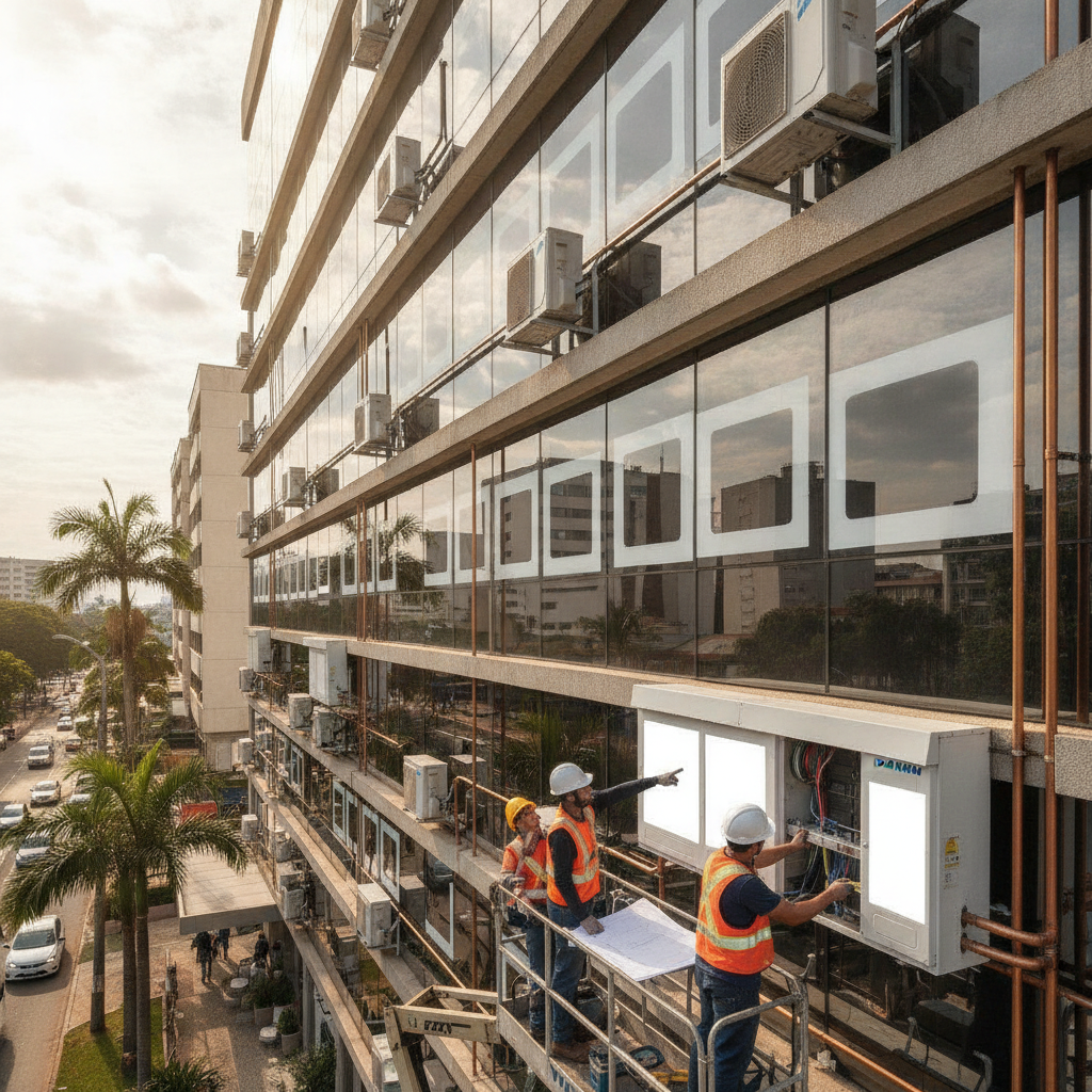Sistema VRV Daikin em Edifícios Comerciais em Goiânia